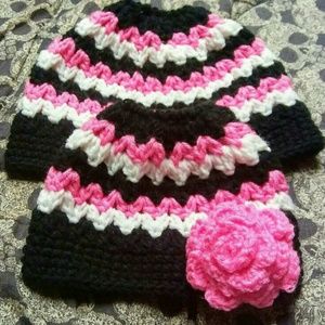 Mommy & Me Handmade Messy Bun Hat